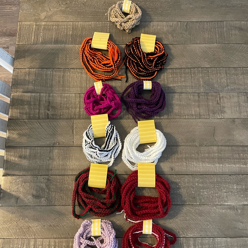 Handmade crochet garland
